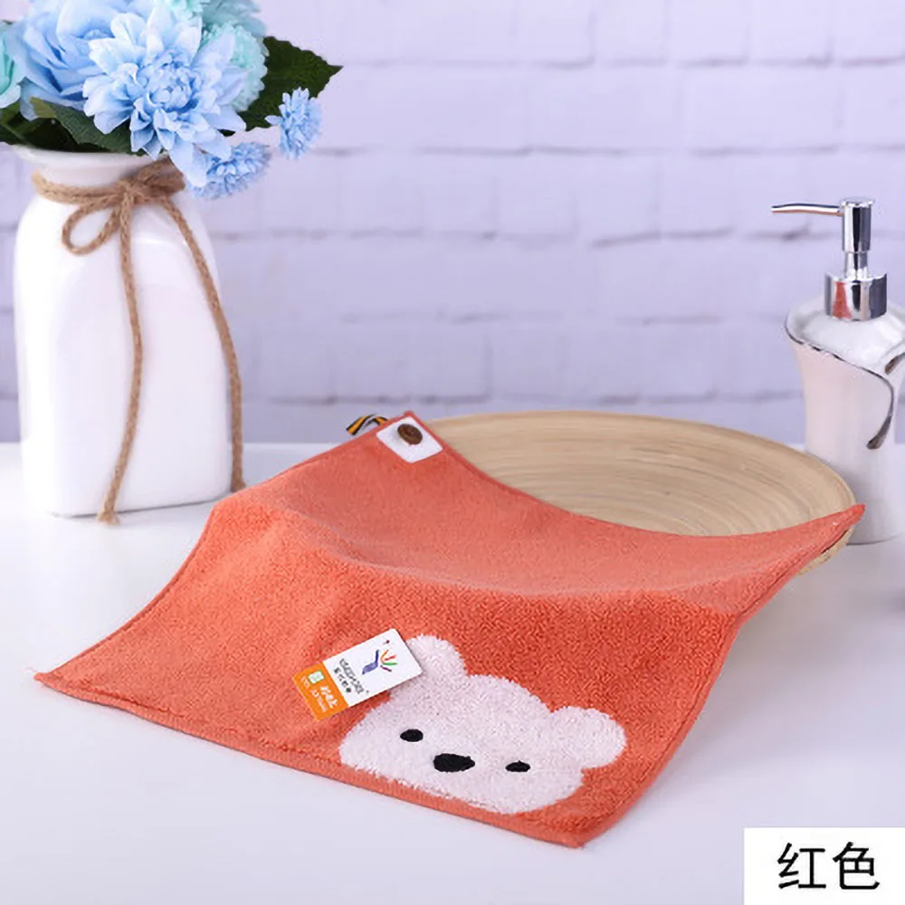 30*30cm Square towel cotton baby small towel cartoon multifunctional absorbent children small square