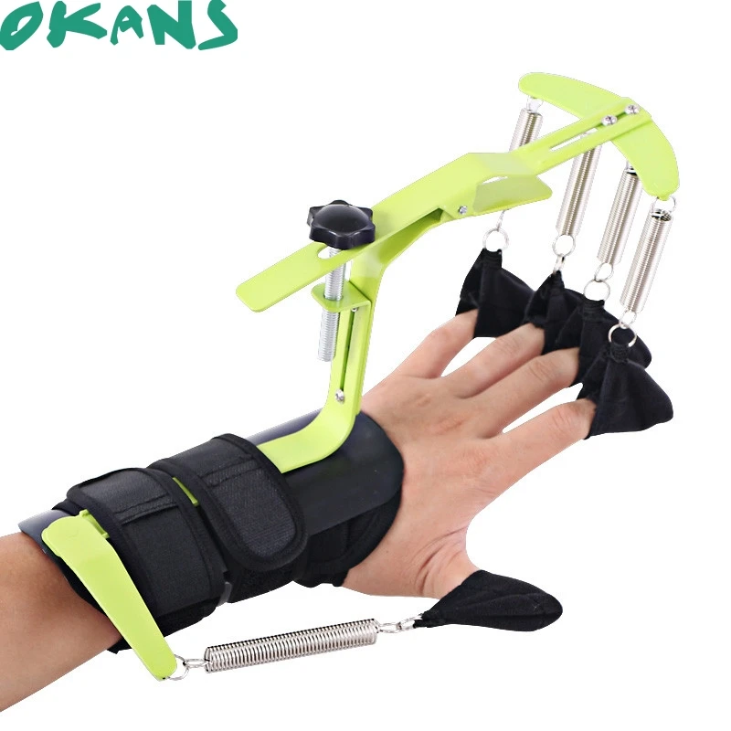 

Adjustable Finger Wrist Orthotics Exerciser Rehabilitation Device For Cerebral Infarction Thrombosis Stroke