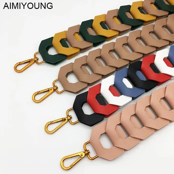 

AIMIYOUNG Bag Strap Handbag Belt Wide Shoulder Bag Strap Replacement Leather Strap Accessory Bag Part Belt For Bags