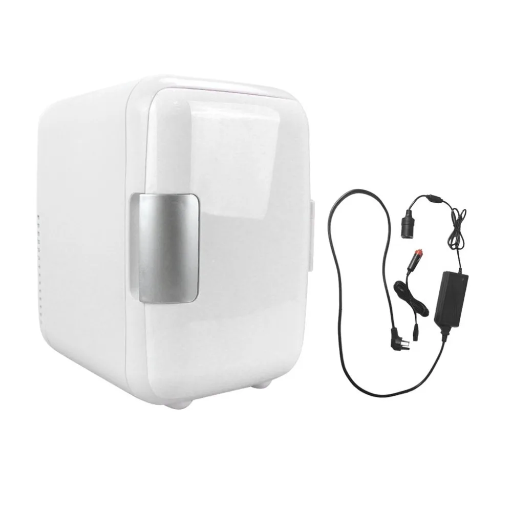 

Dual-Use 4L Home Car Use Refrigerators Ultra Quiet Low Noise Car Mini Refrigerators Freezer Cooling Heating Box Fridge