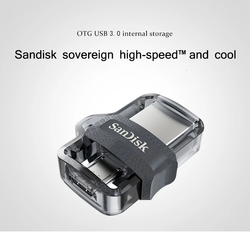 Флеш-накопитель USB SanDisk 16 Гб 64 ГБ 32 ГБ 128 Гб двойной OTG флеш-накопитель sdd3 новейший U диск USB 3,0 Флешка для телефона или ПК