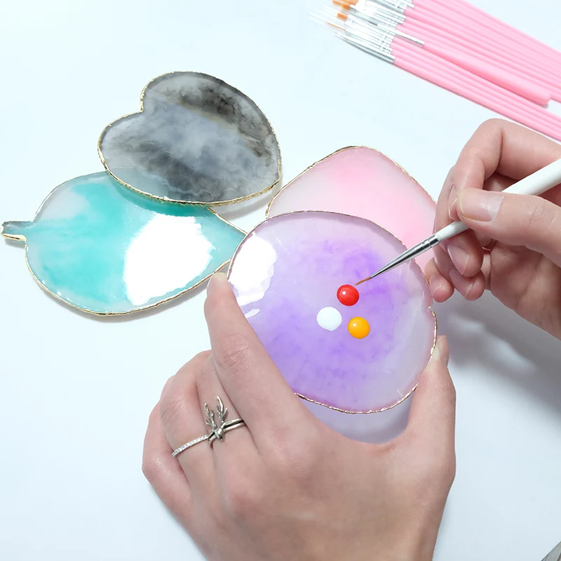 Gel Nail Polish Mixing Palette Pad Shelf