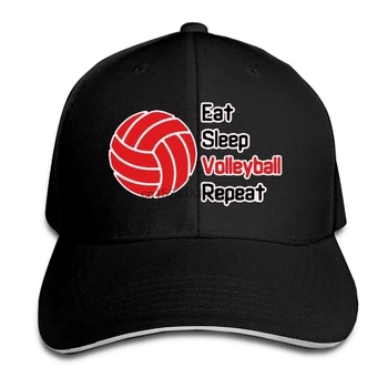

Classic Unisex Trucker Hats Eat Sleep Volleyball Repeat Adjustable Plain Hat