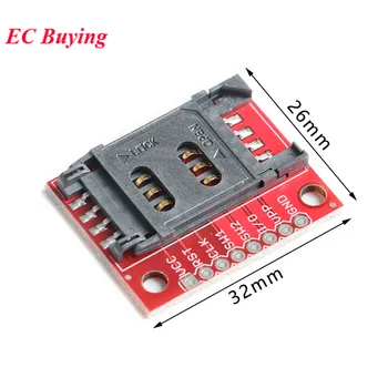 

SIM Card Module SIM Card Socket Breakout Holder Adapter with Pin Header