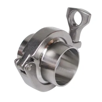 

1.5'' 38mm Sanitary Stainless Steel SS304 Weld On Ferrule + Tri Clamp + Silicon Gasket