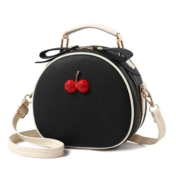 

2020 Mini Shoulder Bags Ladies Crossbody Bags Sweet Cute Small Handbags PU Leather Women Handbag With Cherry Female Messenger