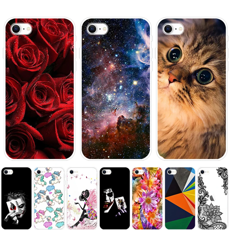 For iPhone SE 2020 Case Silicone Soft TPU Back Cover Phone Apple iPhoneSE 4.7 inch | Мобильные телефоны и аксессуары