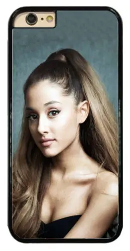 Чехол для телефона KETAOTAO Celebrity Singer Actress Ariana Grande s для iPhone 4S SE 5 5C 5S 6S 7 8 Plus X чехол из мягкого ТПУ резины и силикона - Цвет: Черный