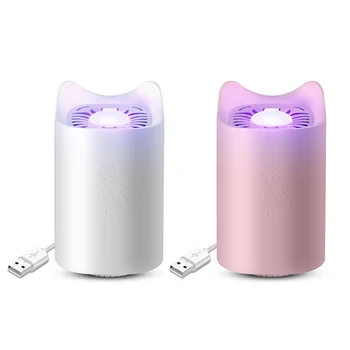 

Cute Cat Mosquito Killer Lamp USB Electric Photocatalysis Led UV Bug Zapper Trap Light Home Insect Repellent