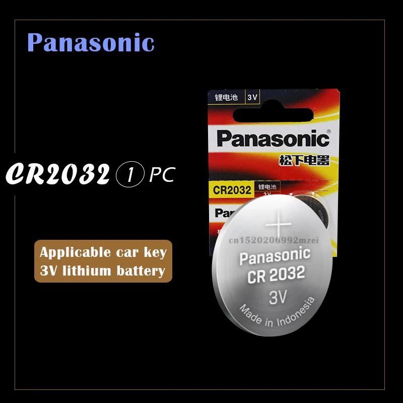 1 шт. бренд Новая батарея для цифрового фотоаппарата PANASONIC cr2032 3v кнопочная ячейка батарейки-таблетки для мобильного часо-компьютер cr 2032