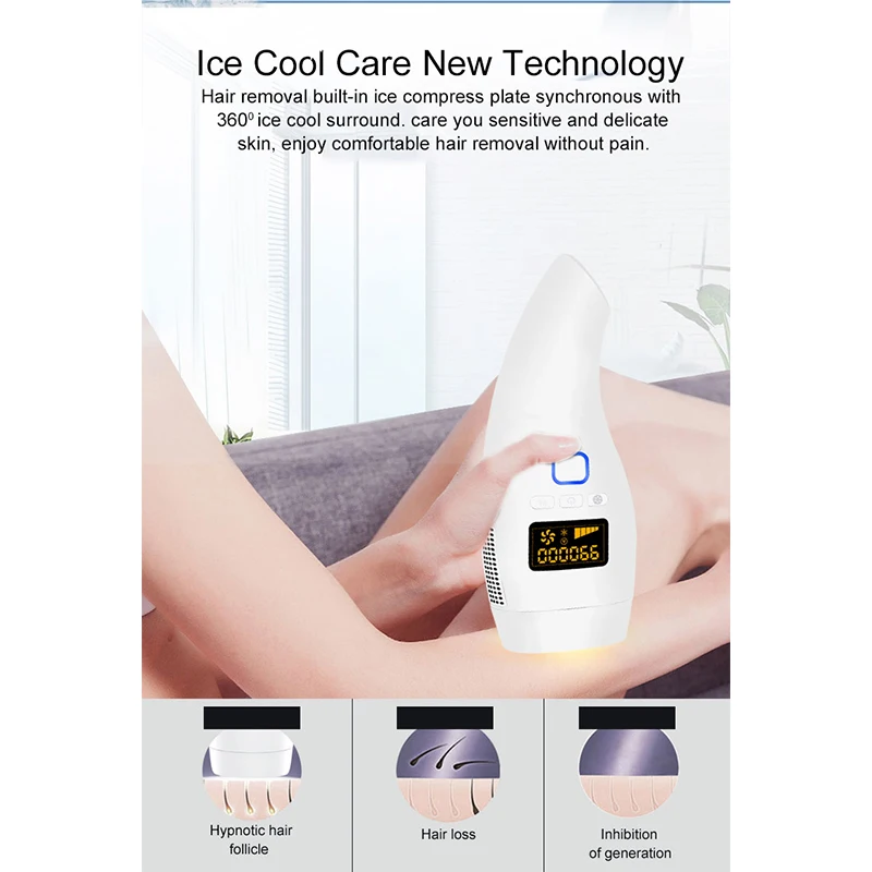 Женский эпилятор инструмент для удаления волос 990000 Flash Professional body facial legs бикини lips