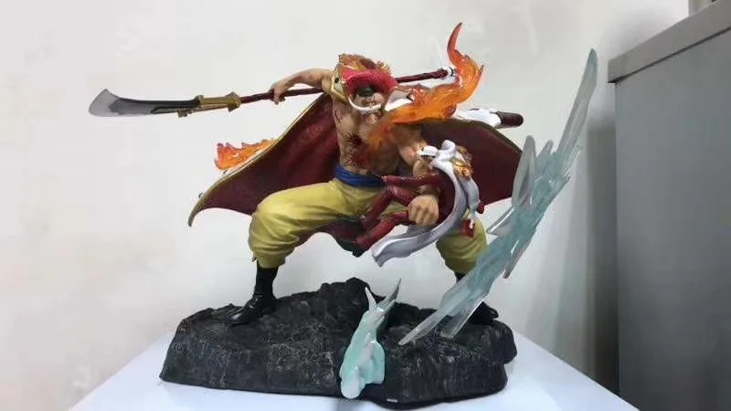 

White Beard Battle Red Dog Top Fury Dad One Piece Garage Kit Doll Ornaments Diffuse Country Garage Kit GK