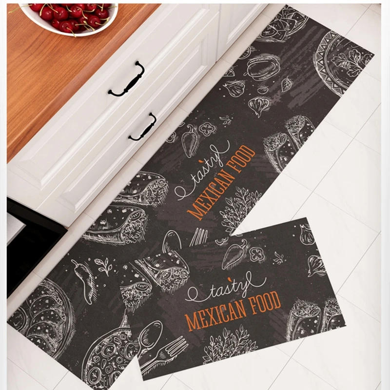 Кухонный коврик напольные коврики из ПВХ для гостиной водонепроницаемые и