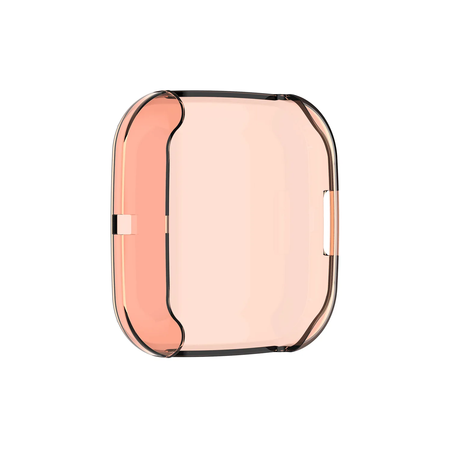100 шт./лот прозрачный силикон чехол для Fitbit Versa 2 Смарт часы защитный чехол Сменные аксессуары ремешок для часов 6 цветов