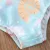 2020 Летний Купальник Новорожденный Младенец Baby Girl Shell Print Купальник Купальники Рябить Плавание Красочные Цельные Бикини