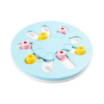 

Pet Slow Feed Bowl Leak Food Training Puzzle Dog Toy Dispenser Board Basin