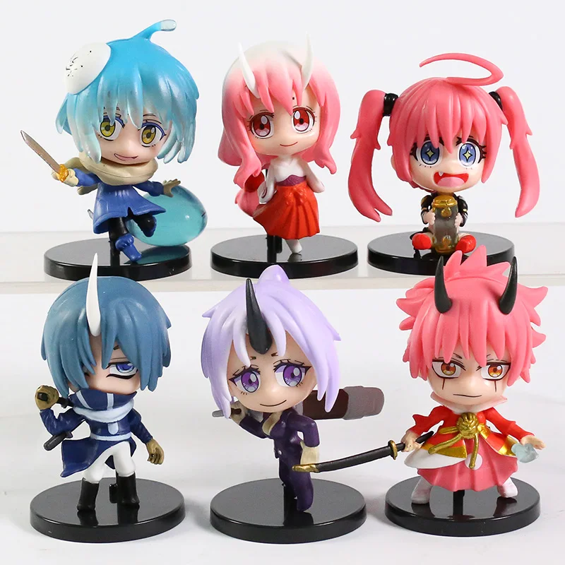 Action figure Tensei no shitara slime datta ken Rimuru tempest milim nava  benimaru shuna souei shion