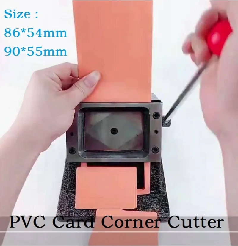 

86*54mm 90*55mm PVC Paper Card Round Corner Cutter Business Card Die Cutter Punching Machine