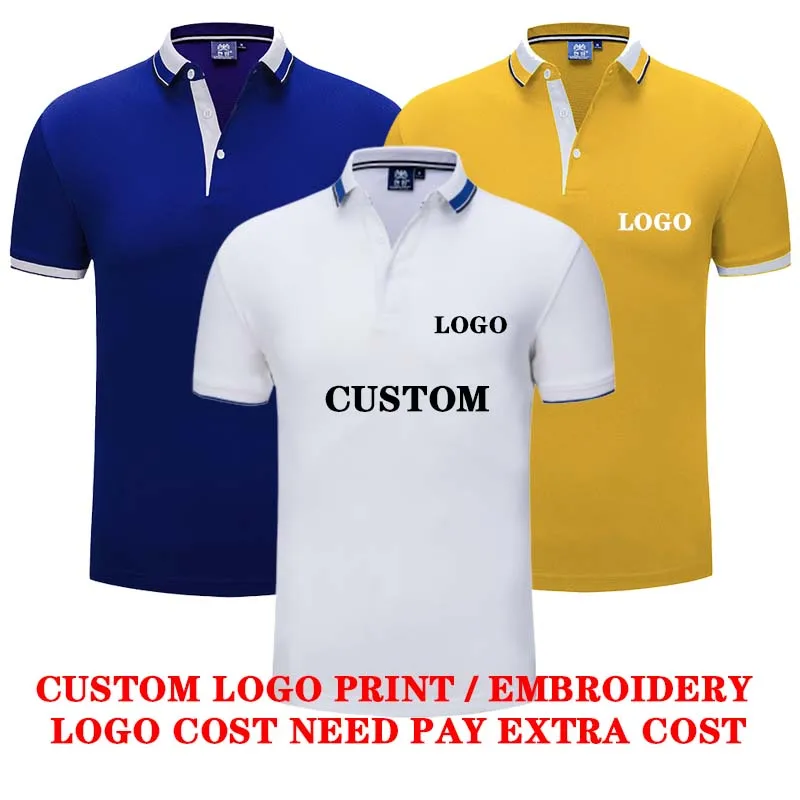 

Custom Hotel Cleaner Embroidered Shirt Customize Workerwear Student Polo Uniform