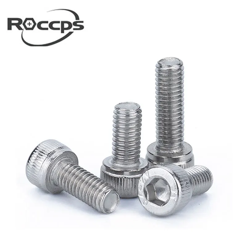 

5pcs/lot 10-24 teeth 3/16-32 teeth 304 stainless steel internal hexagonal screw/bolt fine teeth English screw