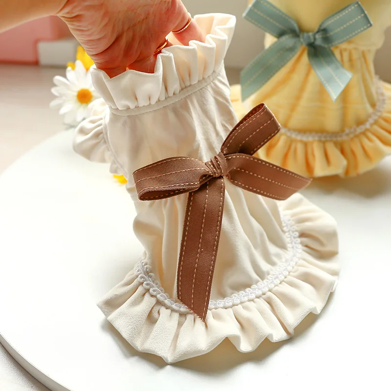 纯色蝴蝶结裙_0878