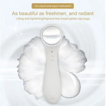 

High Frequency Ultrasonic Electric Machine Anti-aging Facial Beauty Device Ionic Facial Cleanser Massager Wrinkle Removal