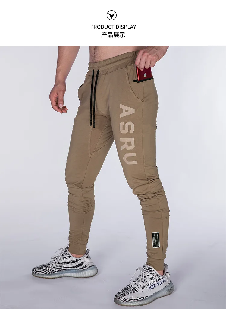 sports track pants 2018 summer New Fashion Thin section Pants Men Casual Trouser Jogger Bodybuilding Fitness Sweat Time limited Sweatpants black sweatpants