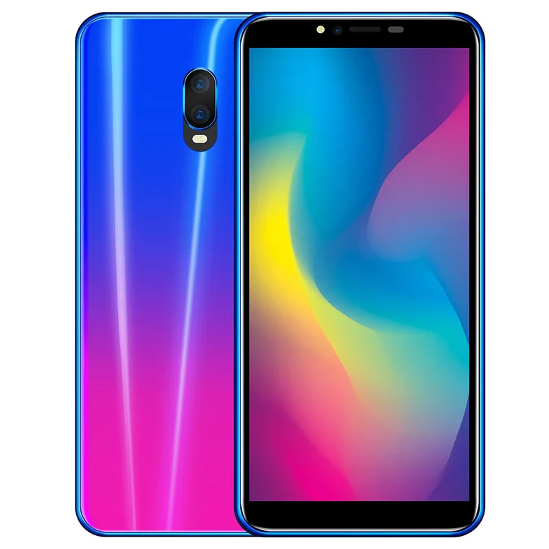 Purple Самый дешевый 3g WCDMA смартфон R17 Android 6,0 MTK6580 1 Гб+ 8 Гб мобильный телефон с двумя sim-картами 5,72 дюймовый экран разблокированный мобильный телефон - Цвет: Purple