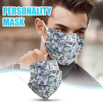 

1 PC Unisex Face Mask PM2.5 Breathable Mouth Mask Unisex Face Mask Mascarar Fashion Printing Dustproof Mouth Cover Mascarillas