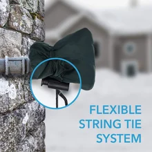 2 шт./компл. покрытие смесителя антифриз шнурок из полиэстера нажмите протектор сумка Уличная зимняя обувь на холодную погоду, экономия крана носки Чехол