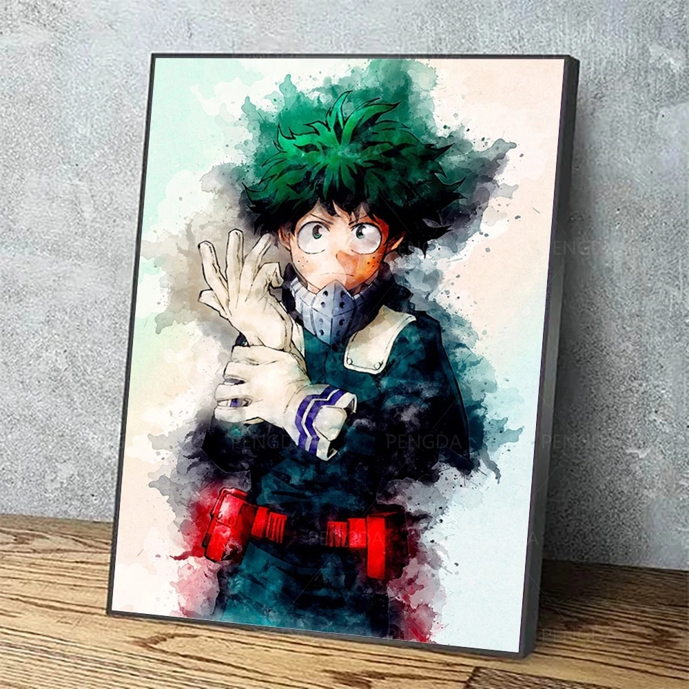 Hd Prints Abstract Deku Anime Picture Wall Artwork Modular Japan Painting Poster Canvas Living Room Home Decoration No Framed|Painting & Calligraphy| - Aliexpress