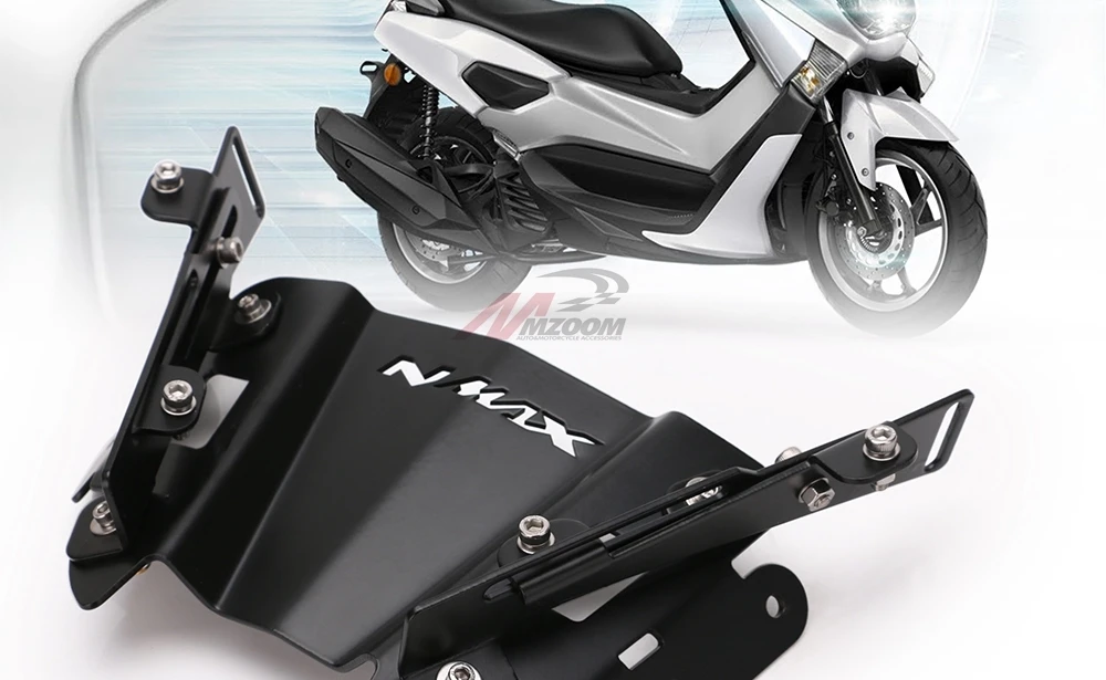 CNC мотоцикл NMAX заднего вида кронштейн для Yamaha NMAX155 125 150 заднего вида зеркала адаптер фиксированный стент держатель