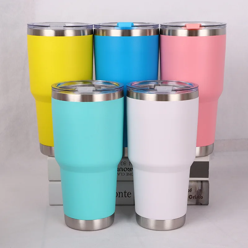 

Stainless Steel 30oz Car Thermos Mug Vacuum Flasks Insulated Thermo Drink Bottle Cold or Hot Outdoor Beer Cup Coffee Tumbler