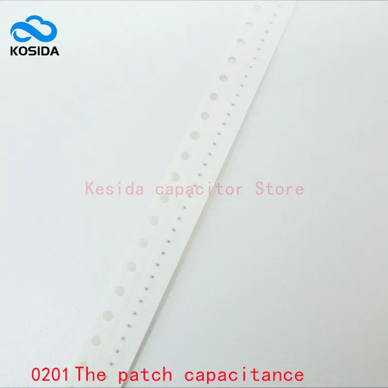 SMD Chip Ceramic Capacitor 0201 0.5PF-4.7UF Full series capacitance value MLCC 33PF 1NF 10NF 100NF 1UF 2.2UF 200PCS/LOT