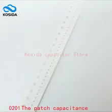 

200PCS/LOT 0201 0.5PF- 4.7UF SMD Chip Multilayer Ceramic capacitor Full series capacitance value 33PF 1NF 10NF 100NF 1UF 2.2UF