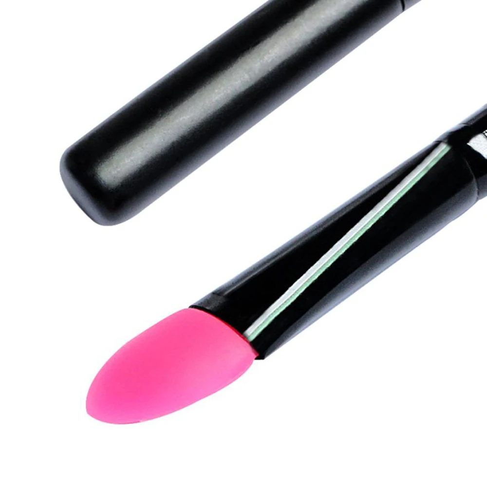 1pc Makeup Brush Wooden Handle Silicone Facial Mask Brush Cream Mixing Silicone Brush Makeup Brush Face Skin Care Makeup Tools