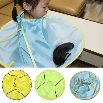 

Children Kids Waterproof Haircut Catcher Apron Cape Umbrella Hairdresser Haircut Tool Gown Apron Salon for Adult Kids
