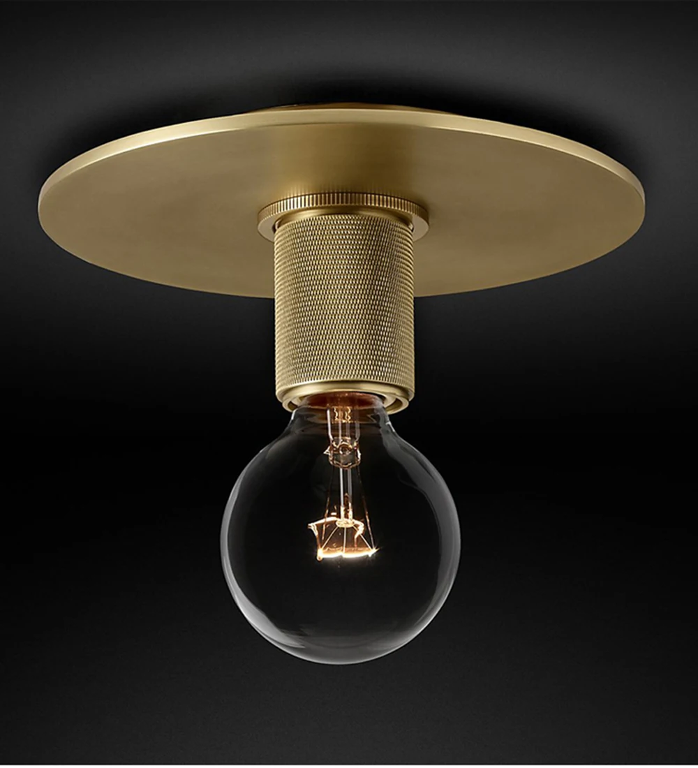 LED Postmdoern Vintage American Copper Glass Gold Chrome Black Lamparas De Techo Chandelier Lighting Lustre For Foyer