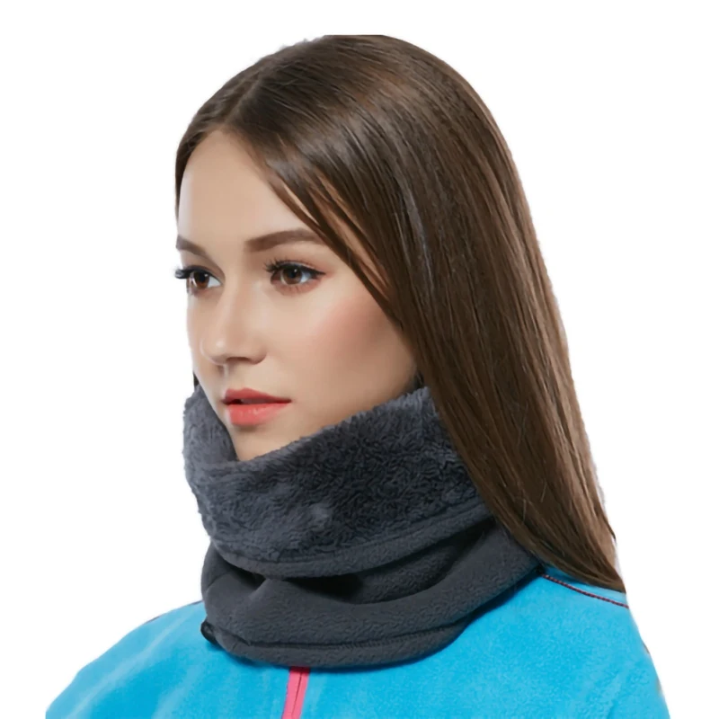 Многофункциональная Зимняя Маска для лица, теплые шарфы для шеи, плотный флис, внутри, для езды на велосипеде, лыжах, эластичные гетры для шеи, Beanie Hate