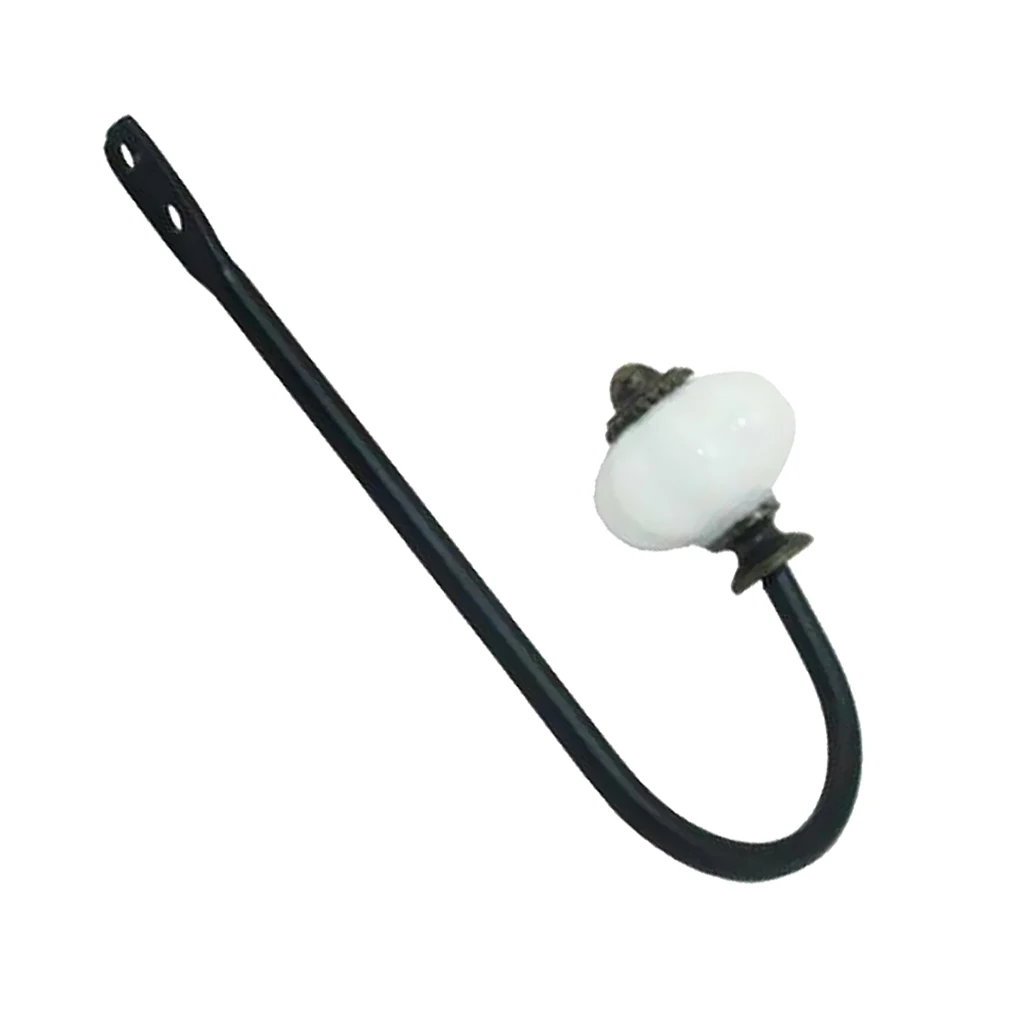 European Style Iron Coat Hooks For Hanging Hat Towel Sundry Bag, 5.08''x2.68''x2.09'', Black&White