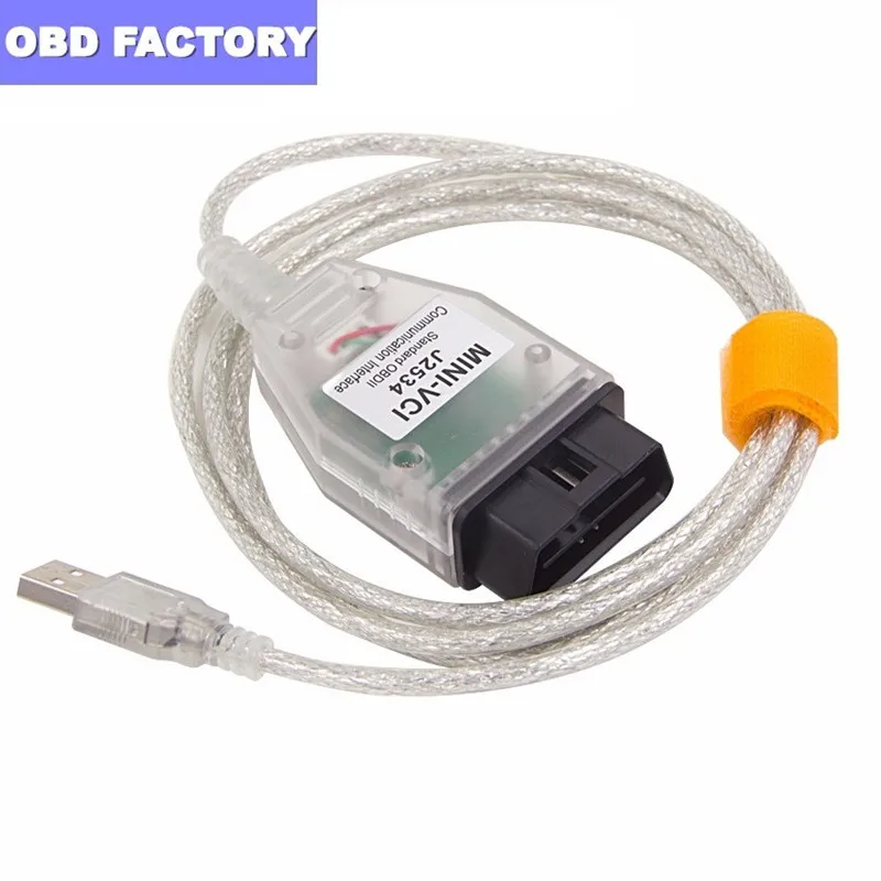 J2534 MINI VCI для Toyota MINI VCI J2534 MINI-VCI FT232RL для Toyota TIS MINI VCI Techstream TIS кабель V14.10.028 TIS Techstream