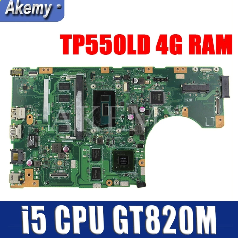 New!Akemy For Asus TP550LA TP550LJ TP550LD TP550LN motherboard mainboard100% Tested OK i5-4200/4210U 4G RAM GT820M | Компьютеры и офис
