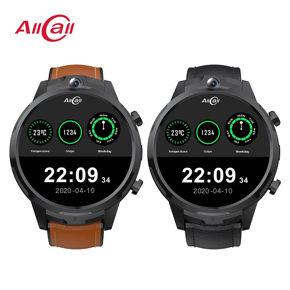 

Allcall GT2 Smart watch 4G 3GB 32GB Smart Watch Men Face ID GPS Camera Waterproof 1080mAh Heart Rate Android Smartwatch Phone