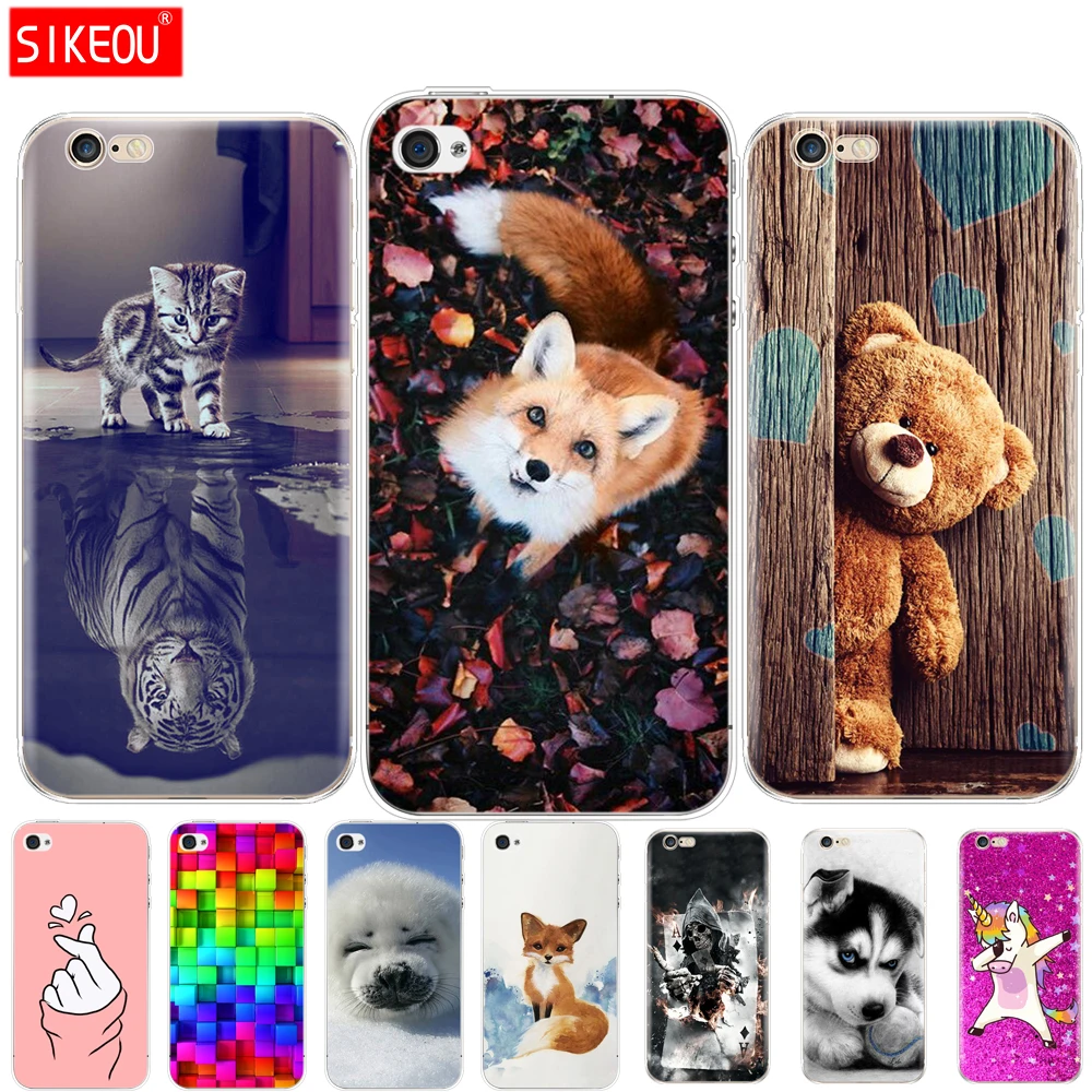 Per Iphone 5S 5S Se 2016 4S 4 Custodia Morbida Tpu Cover Posteriore Per Apple Iphone 6 S 6 S Plus Custodia Per Iphone Se 2020 Paraurti Coque