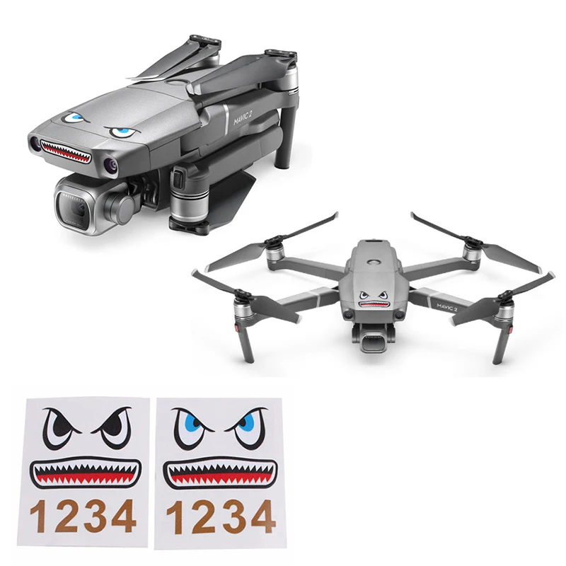 Mavic Air 2 наклейка Mini АКСЕССУАРЫ Pro Spark Body в виде акулы самолет клейкие наклейки|skin