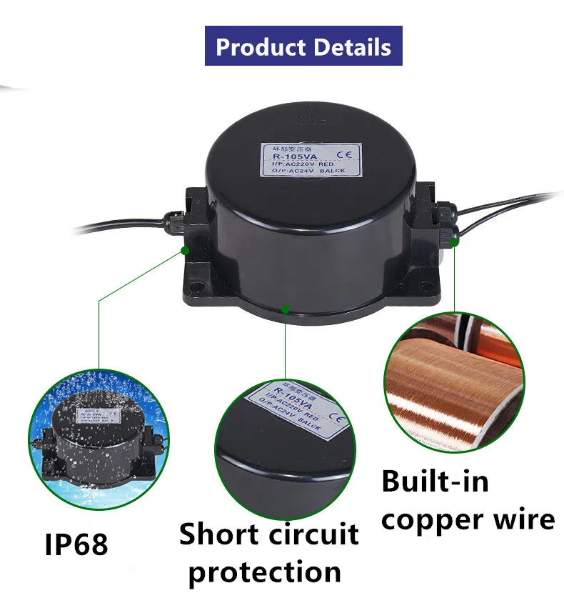 Transformador de Iluminação Ip67 à Prova 200 Dip67 Água Subaquática Led Driver Fonte Alimentação Adaptador Piscina Luz 12 v 24 100 w 4 100 w 200 w ip67 à prova