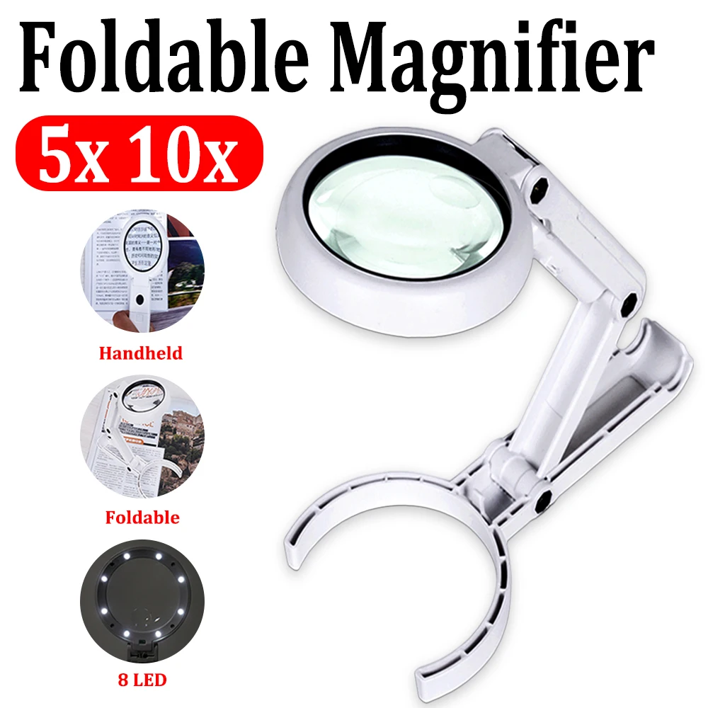 oscilloscopes 2LED Head-Mounted Illuminating Microscope Headband Repair LED Lamp Light Magnifying Glass with 8x 15x 23x Magnifier Loupe metric feeler gauges