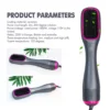 3 In 1 Hair Straightener Comb Styling Comb for Straight Curly Electric Hot Air Brush Women Heating Comb Hair Straightening Brush 4