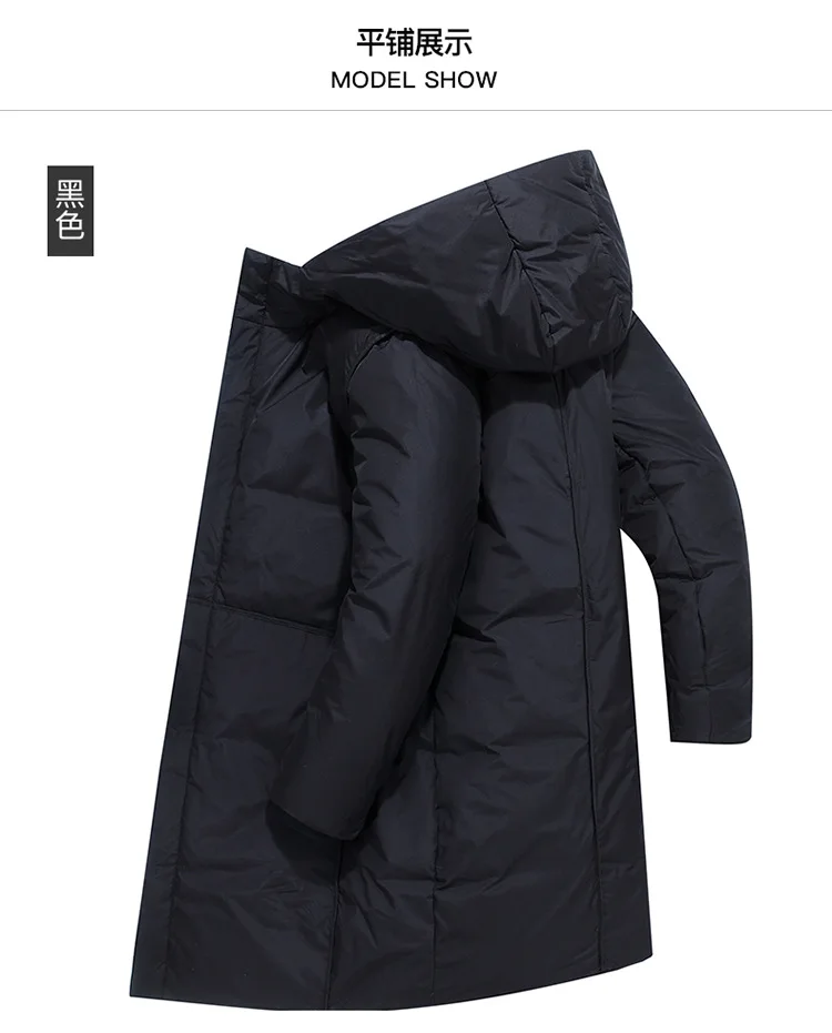 Cotton-padded Clothes Men's New Style Winter Coat MEN'S Cotton Clothes Winter Tops Mid-length Thick Cotton-padded Jacket Ko