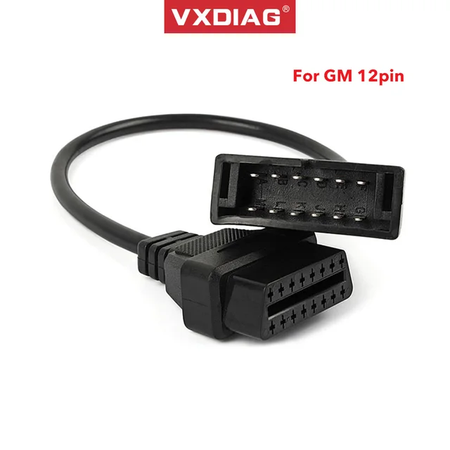 OBD2 Cable For GM Vehicle 12 Pin to 16 Pin Auto Diagnostic Connector OBDII Adapter for GM Car accessories 1